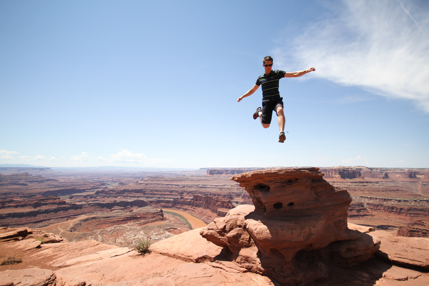 Paul au Grand Canyon, Arizona, USA